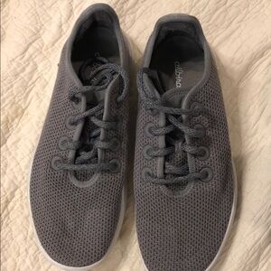 allbirds Men’s Wool Runner-Up Sneakers in Charcoal Gray